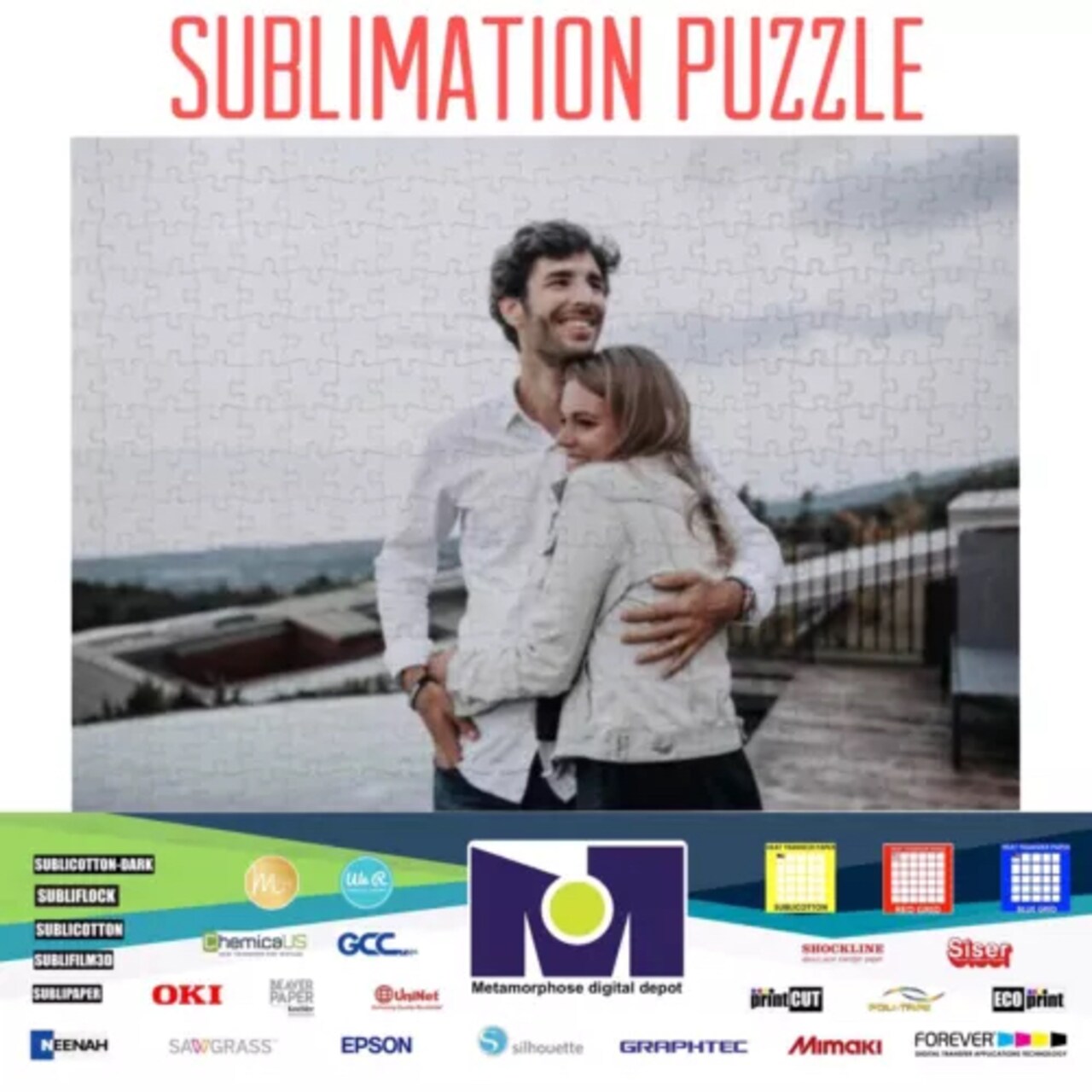 Rectangular Sublimation Puzzle Blank 10 Sets Hardboard 11 3/4” X 16 1/2” 315 Pcs A3